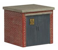 44-0543 Bachmann Scenecraft Small Substation Blue